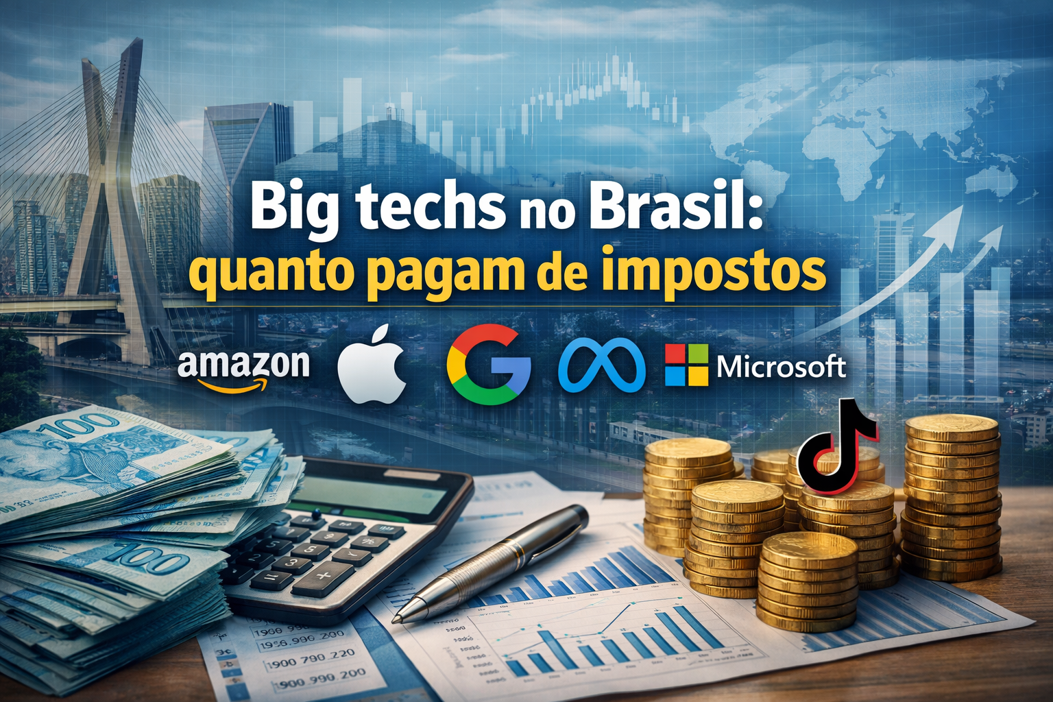Big techs no Brasil: quanto pagam de impostos
