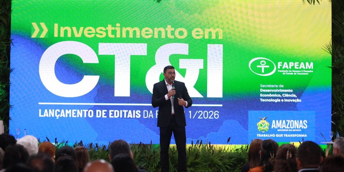 Governador Wilson Lima lança maior volume de editais de CT&I da história do estado, com investimento superior a R$ 81 milhões