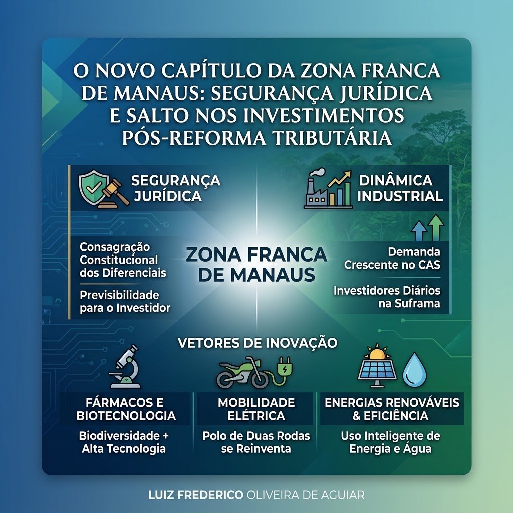 O Novo Capítulo da Zona Franca de Manaus: Segurança Jurídica, Reforma Tributária e o Salto nos Investimentos.